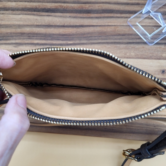 Michael Kors Brown Belt Bag With Adjustable Strap, Gold Finishes, Like New - Picture 4 of 5